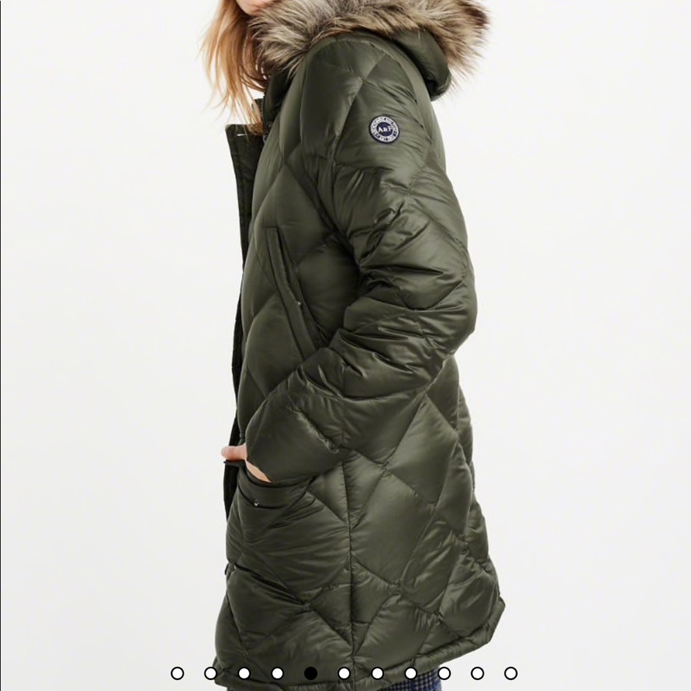 Just like new Abercrombie women down coat XS